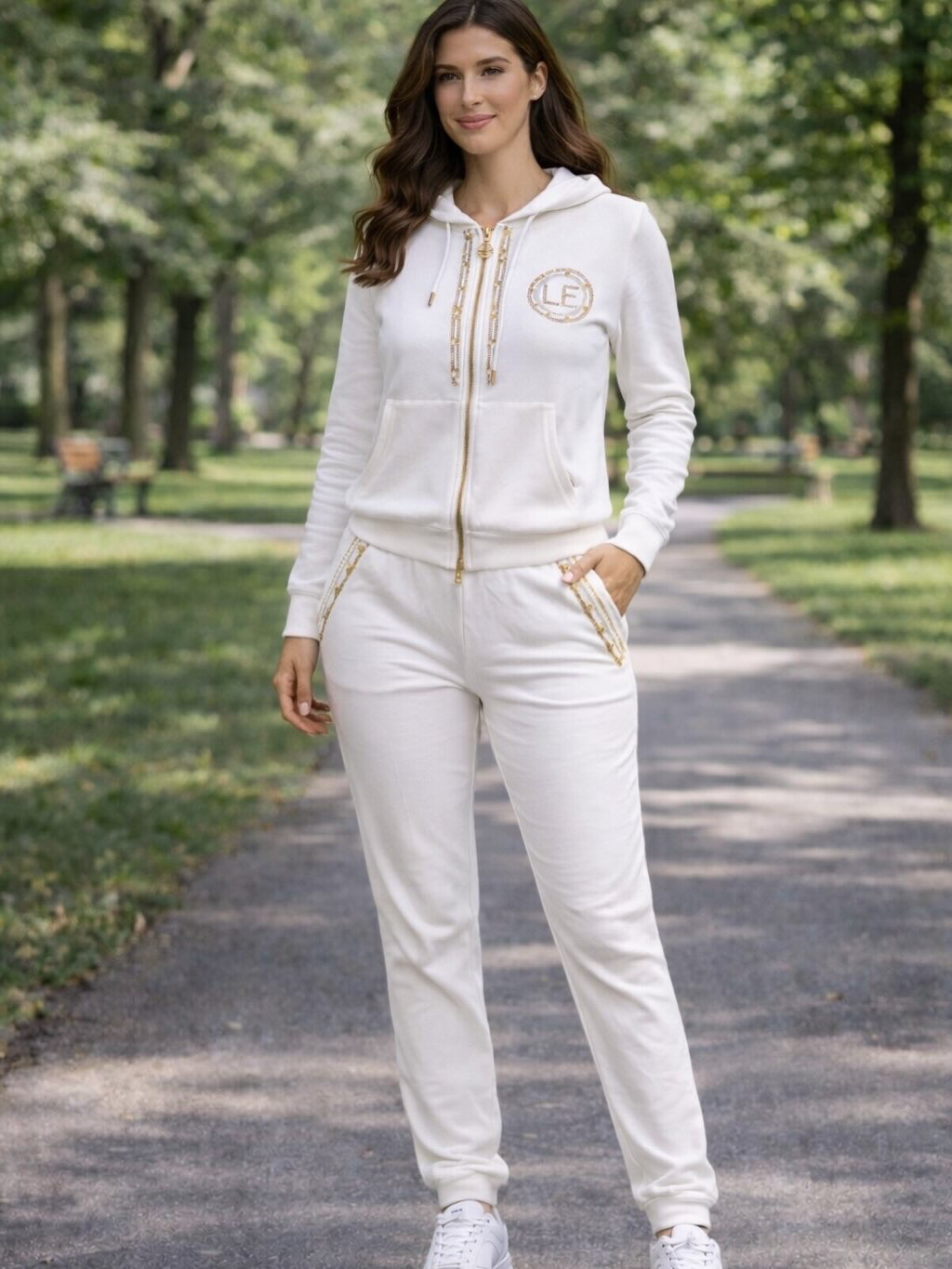 Luxury Zip Hoodie Set – Casual Chic | طقم هودي بسوستة شيك ومريح