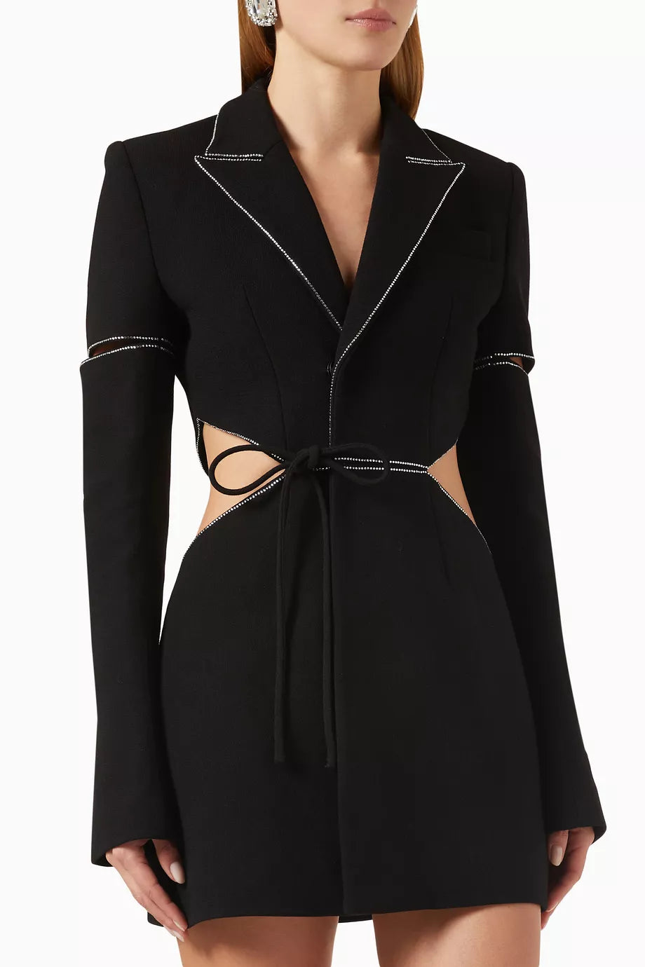 Black  Blazer Dress فستان بليزر انيق